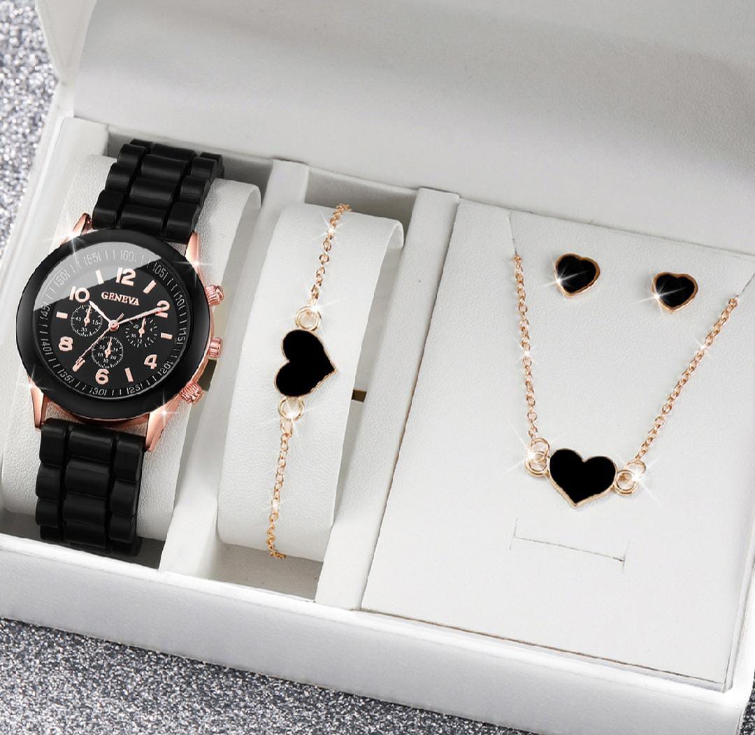 Elegant Women's Watch & Jewelry Set - Perfect Gift for Every Occasion