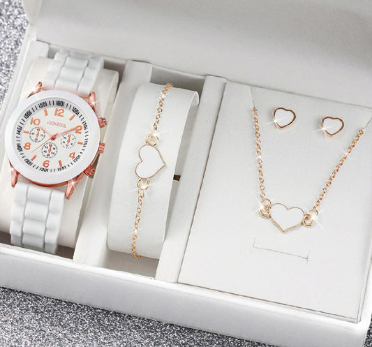 Elegant Women's Watch & Jewelry Set - Perfect Gift for Every Occasion