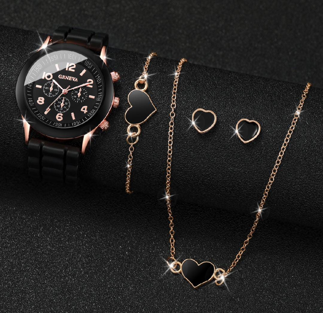 Elegant Women's Watch & Jewelry Set - Perfect Gift for Every Occasion