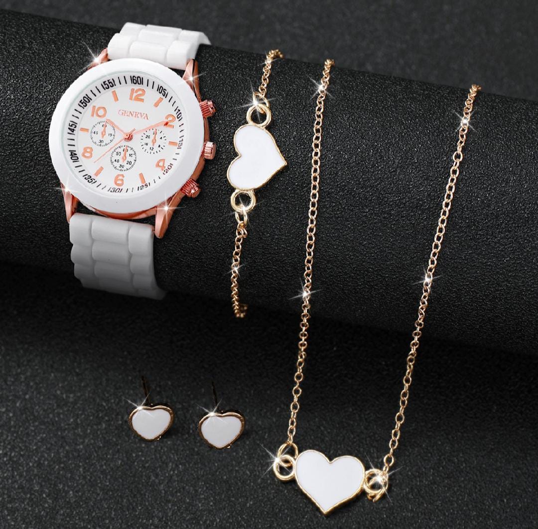 Elegant Women's Watch & Jewelry Set - Perfect Gift for Every Occasion